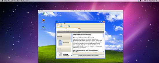 Virtual Box auf Mac OSX